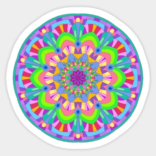 Kaleidoscope Eyes Mandala Sticker